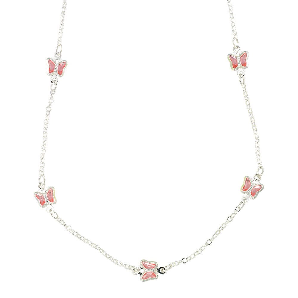 Butterfly Station 15" Necklace