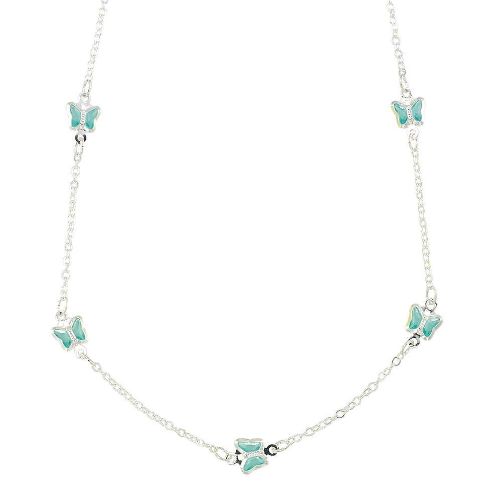 Butterfly Station 15" Necklace
