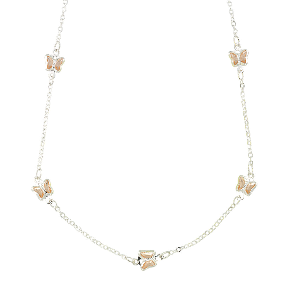 Butterfly Station 15" Necklace