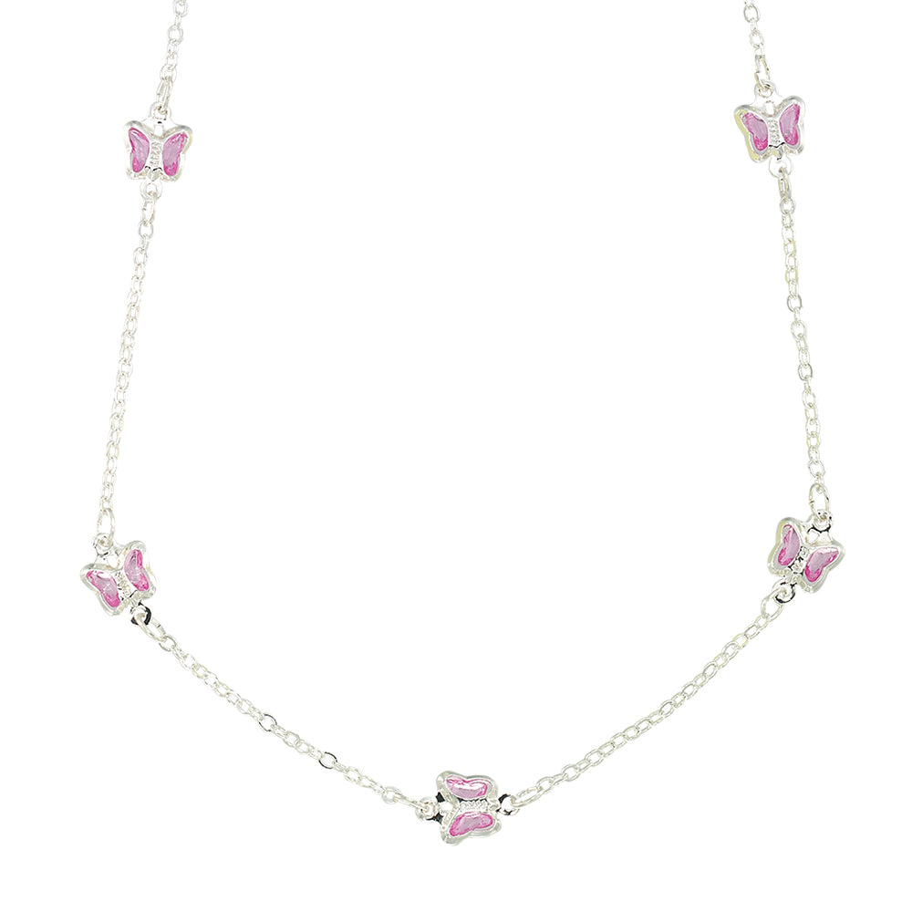 Butterfly Station 15" Necklace