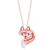 Fox Head and Tail 16" NEcklace