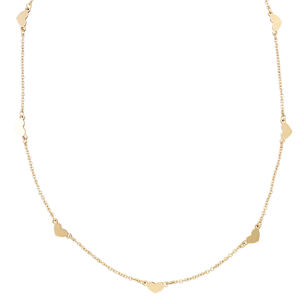 Heart Station Necklace