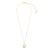 Palm Tree Circle Necklace