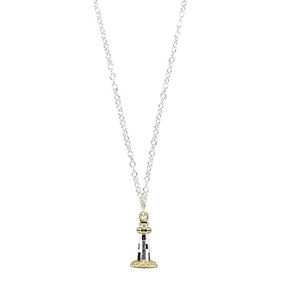 Two-Toned Lighthouse Necklace