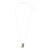 Cowboy Boot with Howlite 16" Necklace