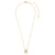 Mother of Pearl Clover 15" Necklace