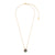 Blue Abalone Clover 15" Necklace