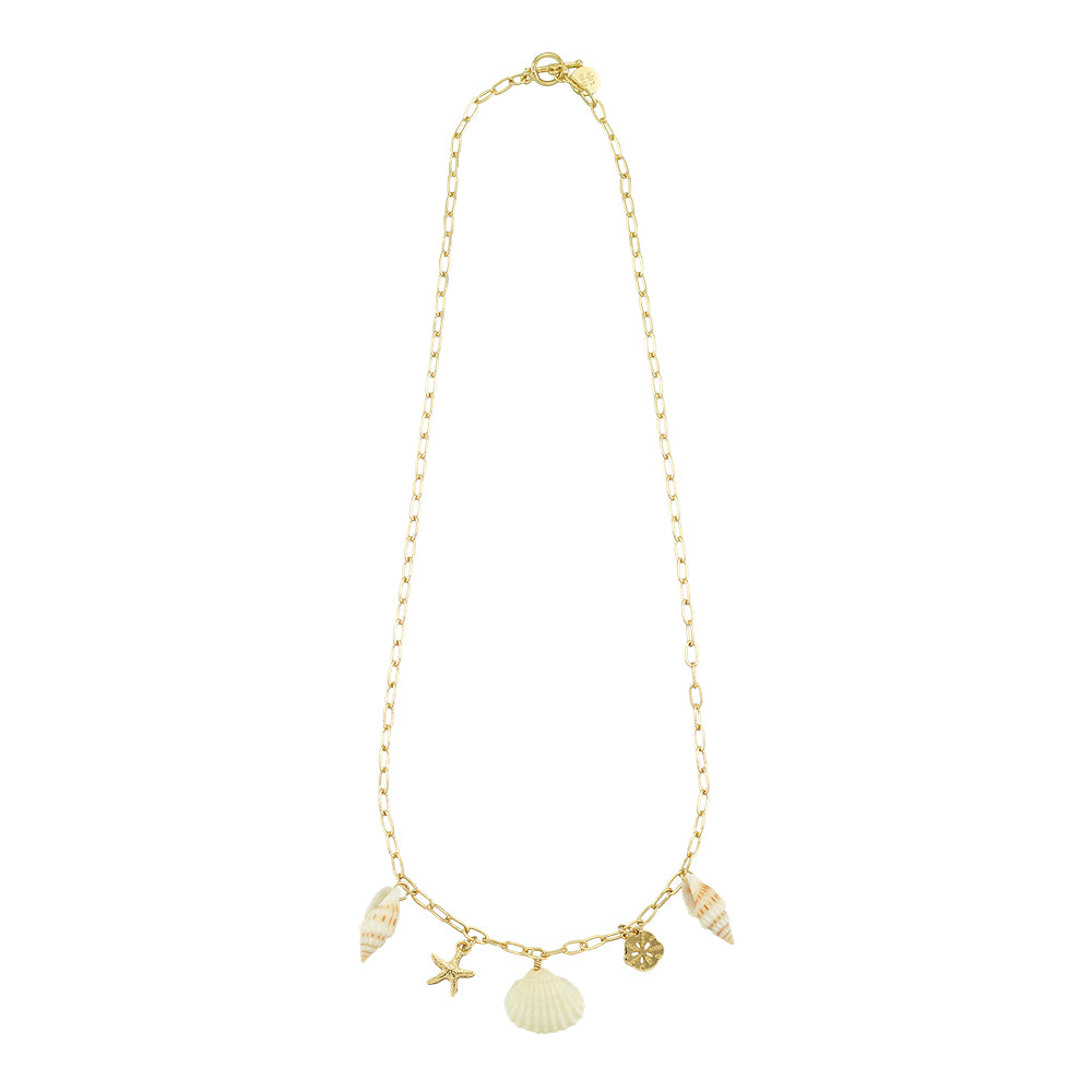Starfish/Sand Dollar/Shell Charm 18&quot; Necklace