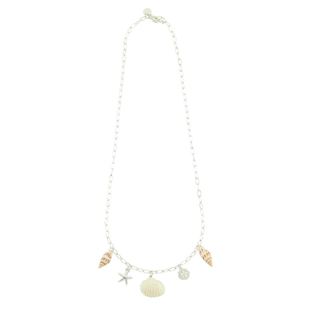 Starfish/Sand Dollar/Shell Charm 18&quot; Necklace
