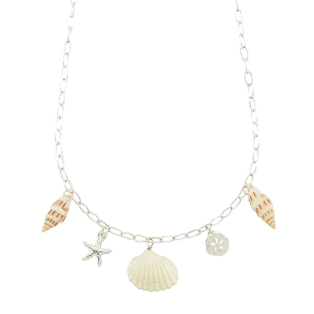 Starfish/Sand Dollar/Shell Charm 18" Necklace
