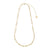 Double Strand Metal Bead 15" Necklace