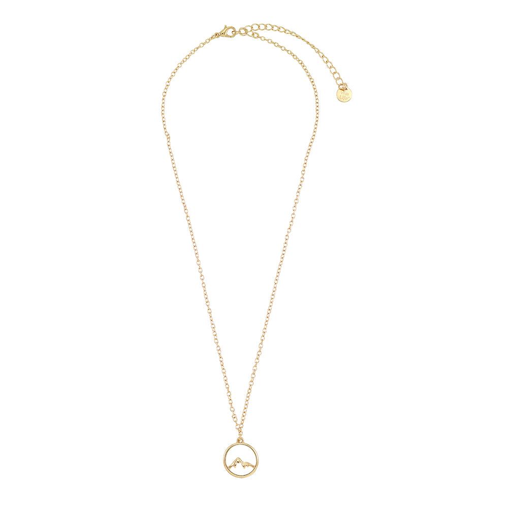 Cut-Out Mountain 16&quot; Necklace