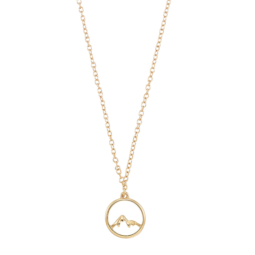 Cut-Out Mountain 16" Necklace
