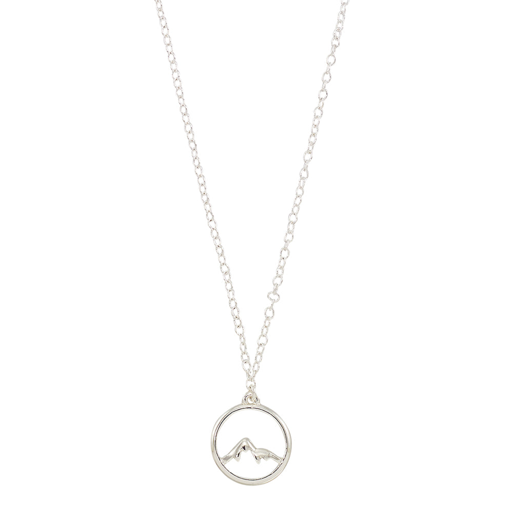 Cut-Out Mountain 16" Necklace