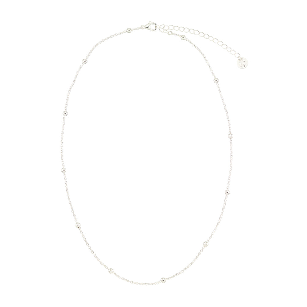 Metal Bead Chain 15" Necklace