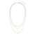Triple Herringbone and Figaro Necklace