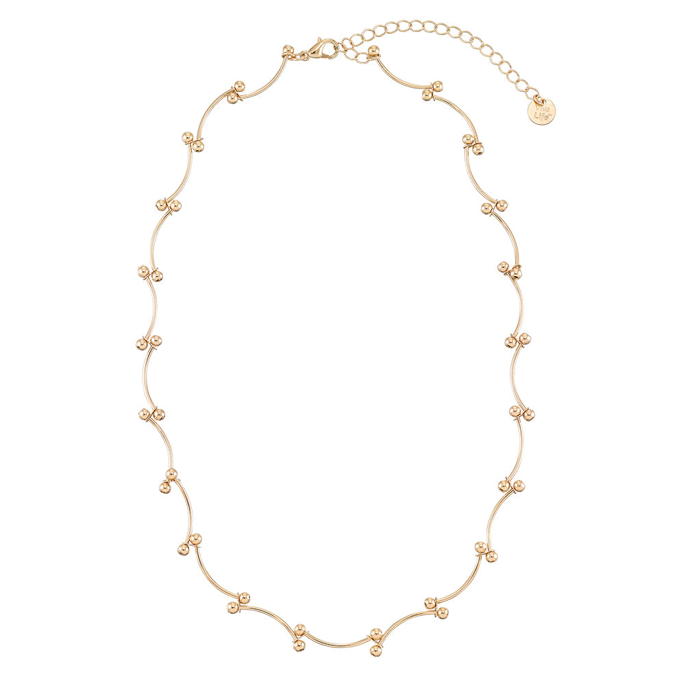 Curve Link 15" Necklace