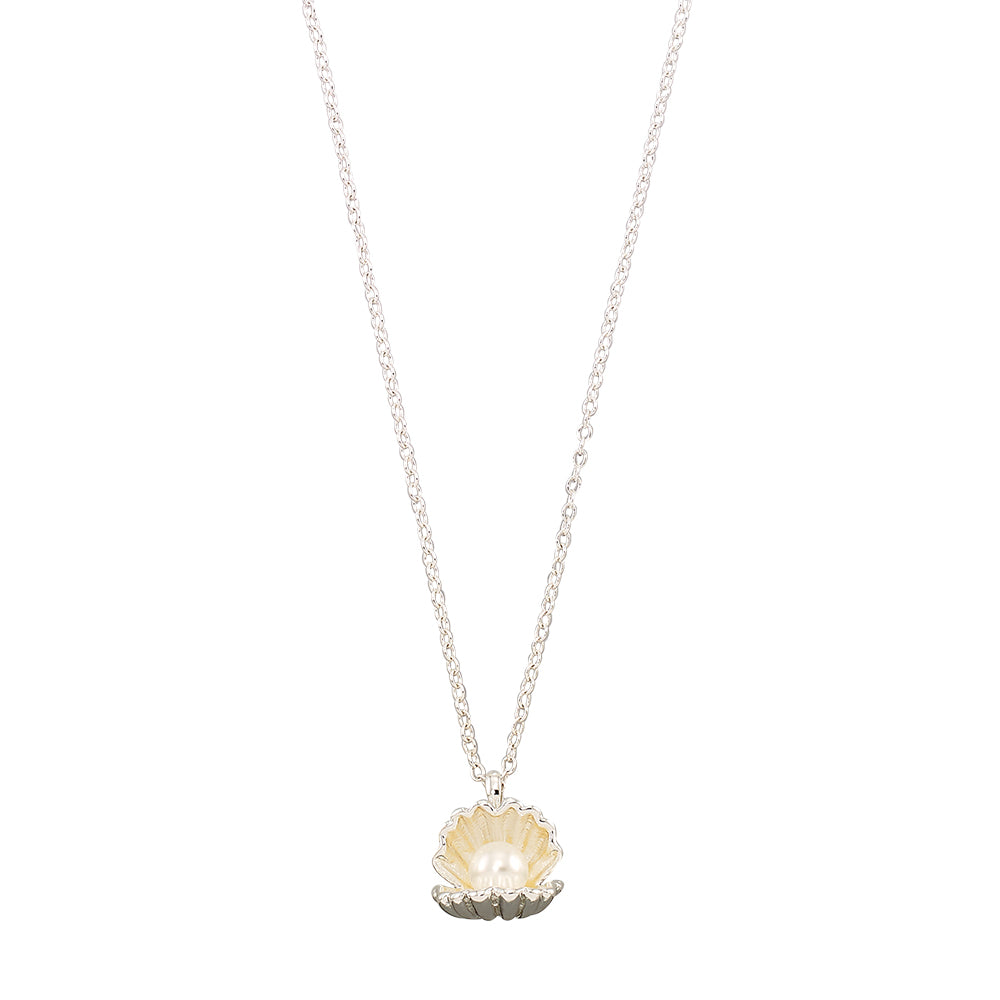 Open Clam Pearl 16"Necklace