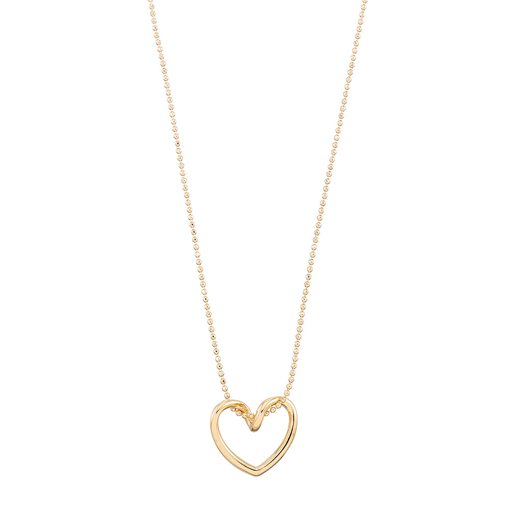Outline Heart 16" Necklace