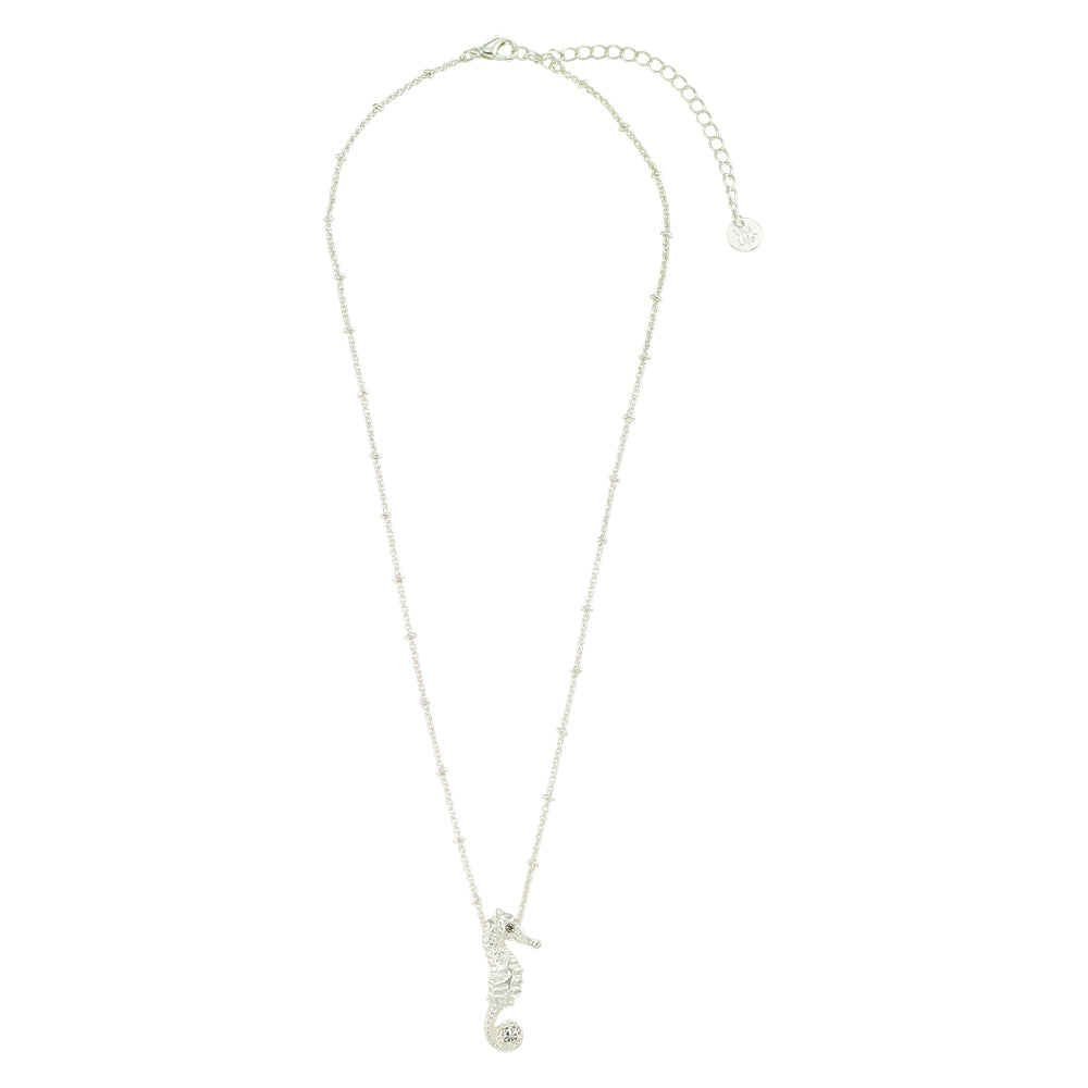 Crystal Seahorse 16'' Necklace