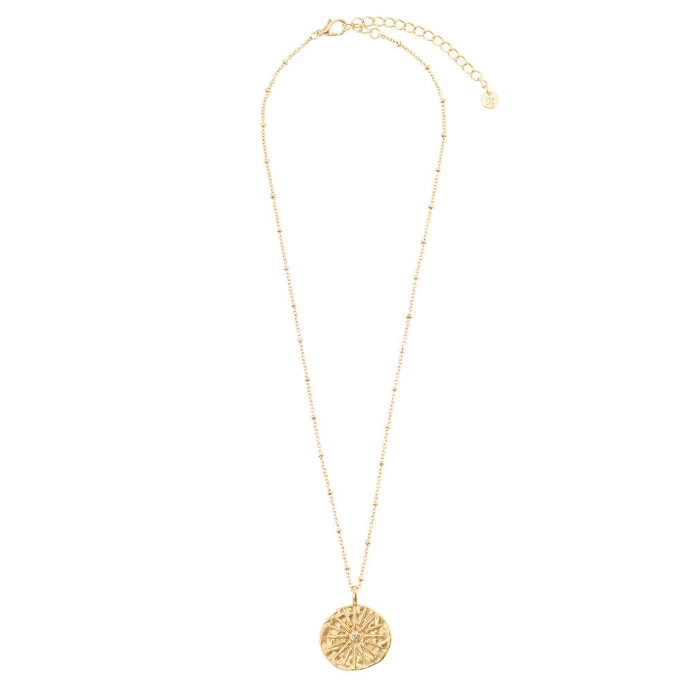 Sunburst Pendant 18&quot; Necklace
