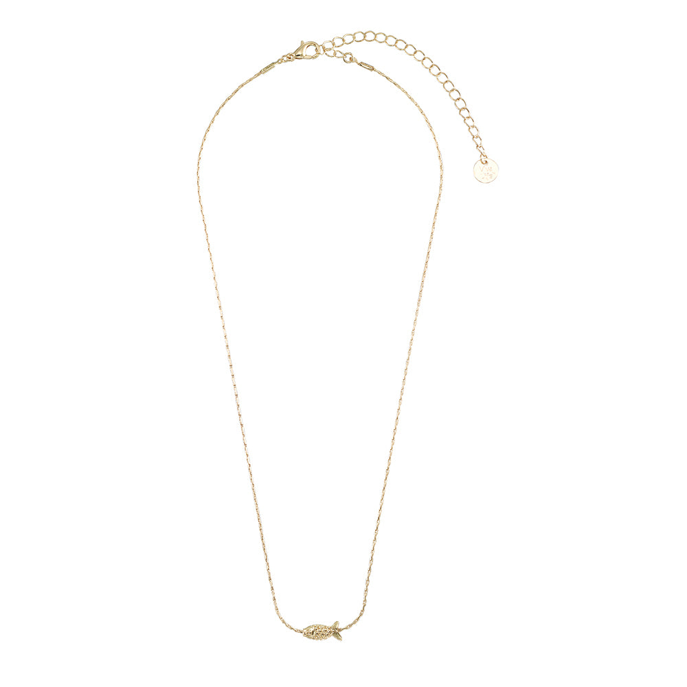 Mini Sardine Bead Chain 15&quot; Necklace