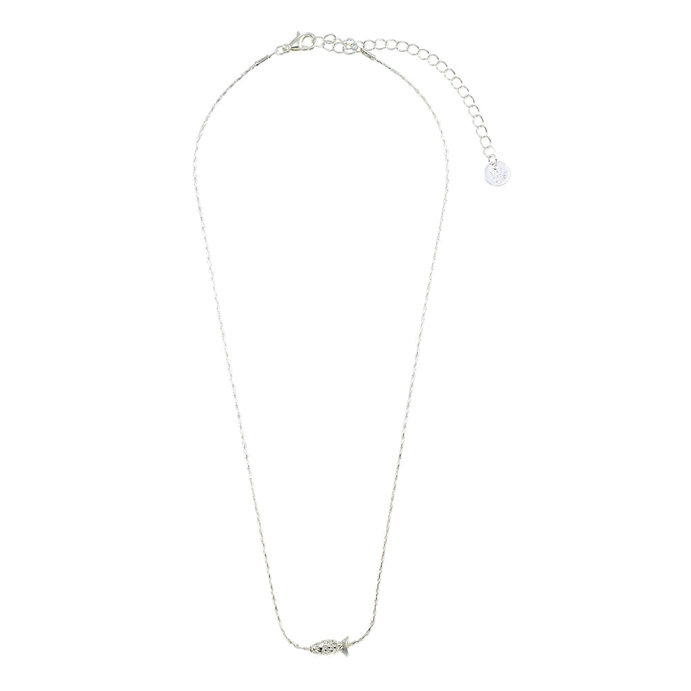 Mini Sardine Bead Chain 15" Necklace