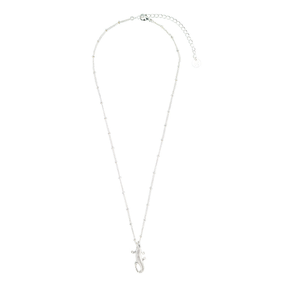 Textured Crocodile 16" Necklace