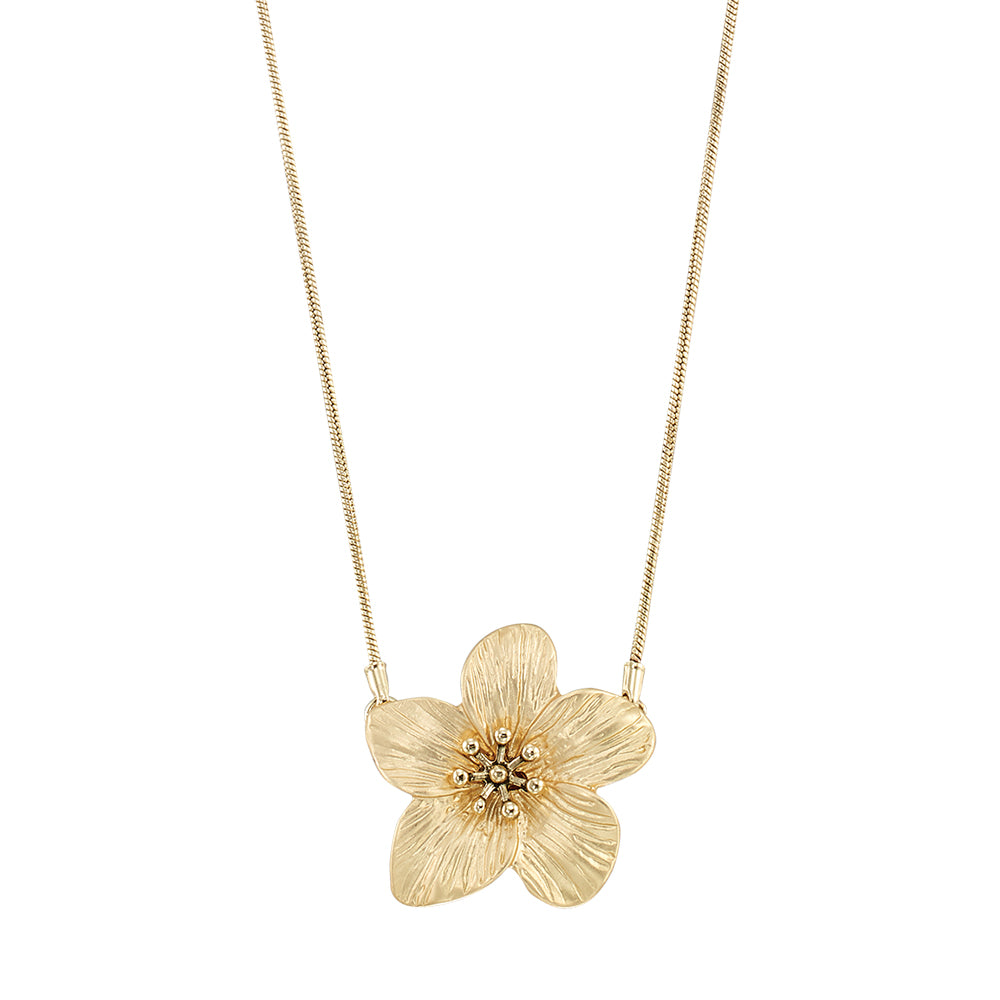 Hibiscus Statement 16" Necklace