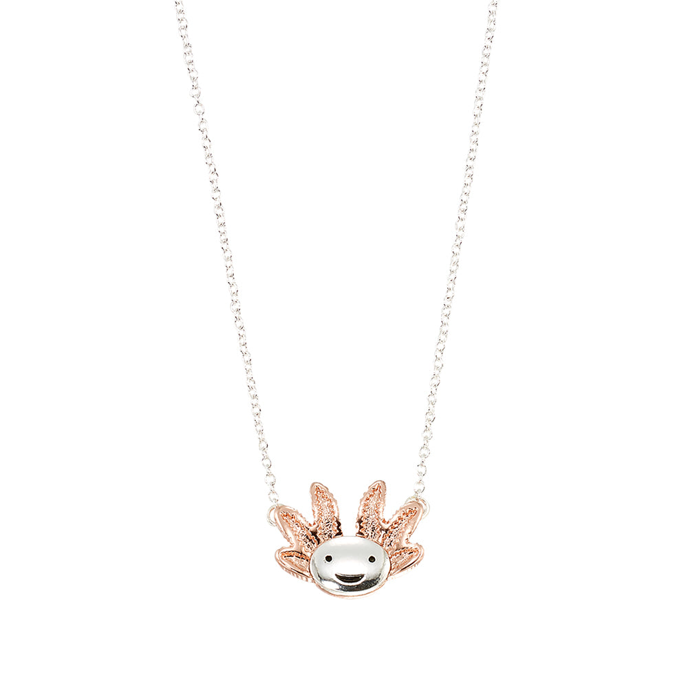 Two-Toned Axolotl 16" Necklace