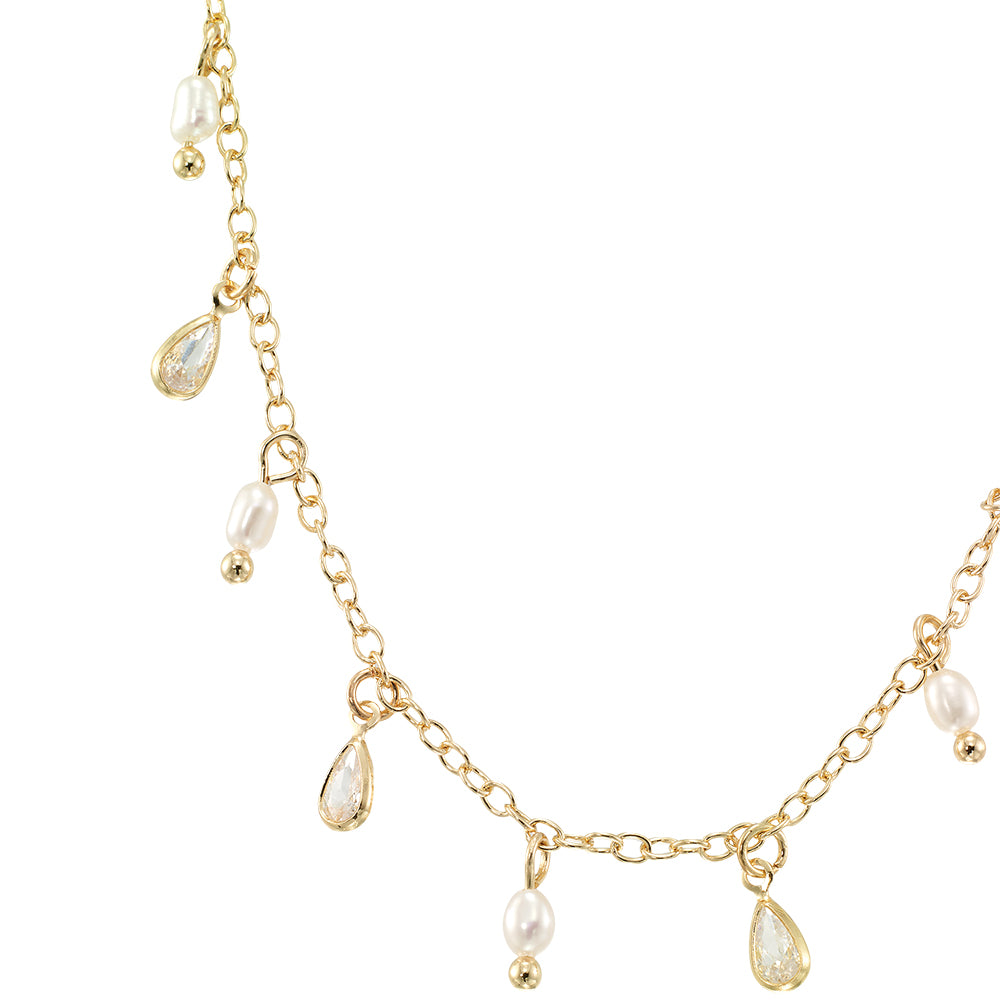 Teardrop Freshwater Pearl 16" Necklace