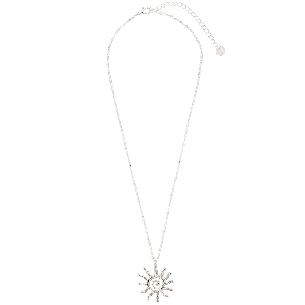Sun Pendant 16″ Necklace
