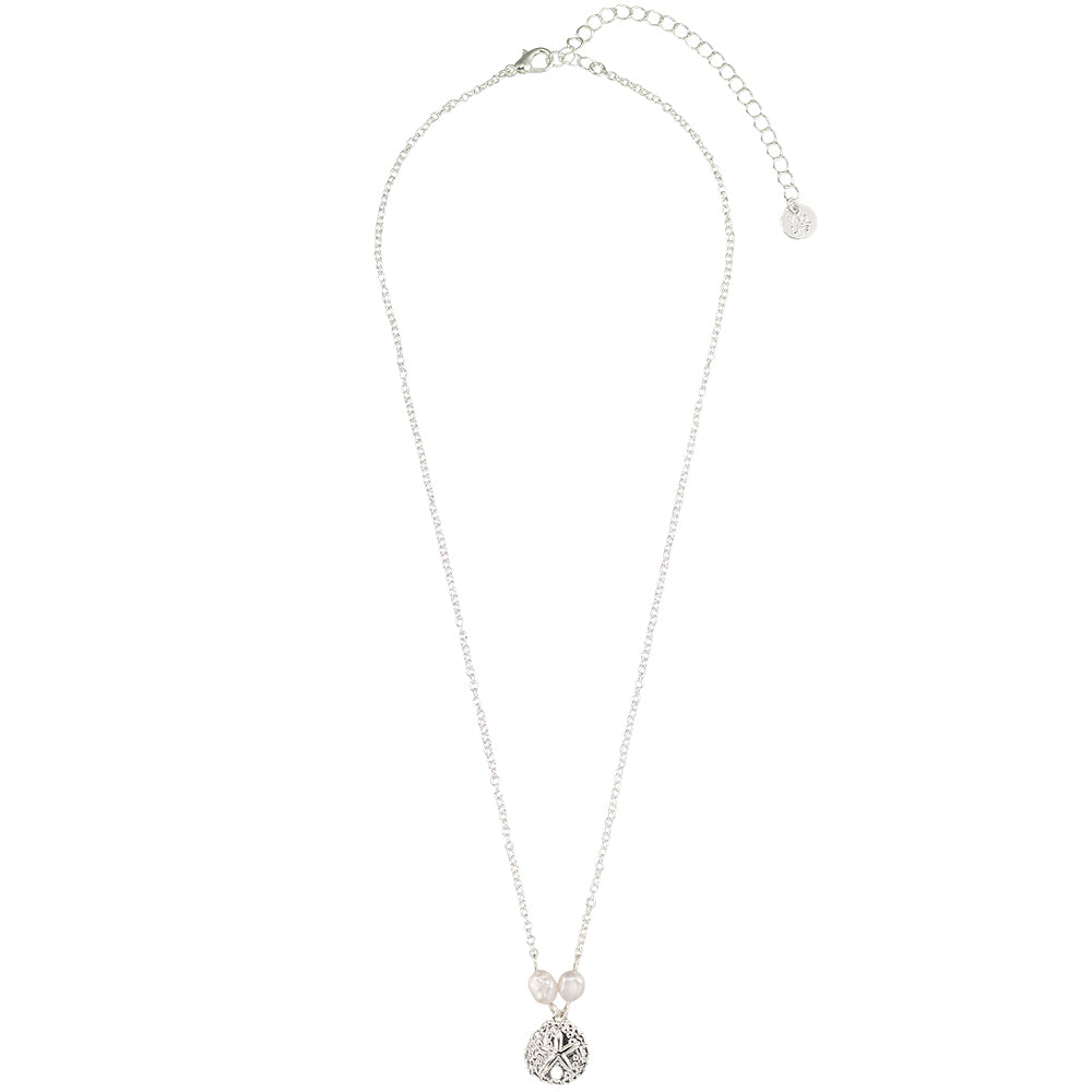 Sand Dollar Pearl Necklace