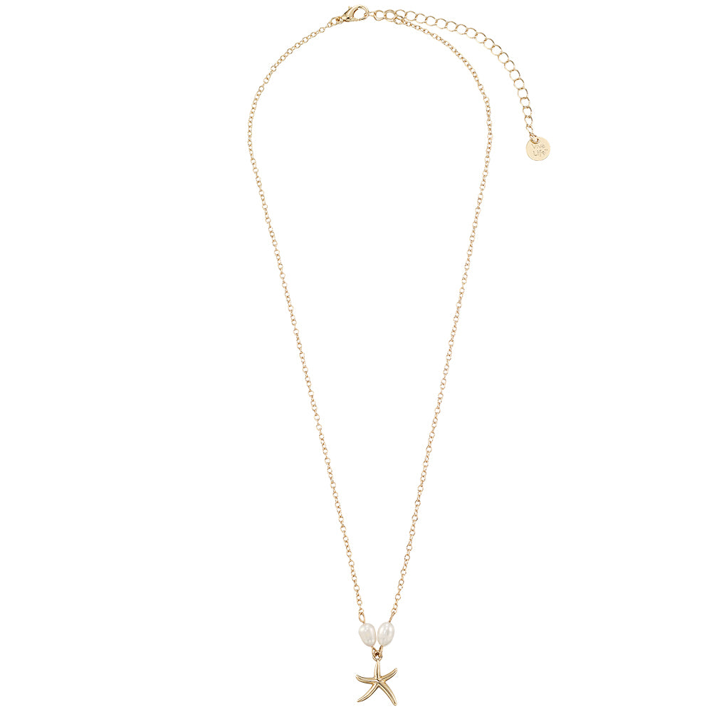 Starfish Pearl Necklace