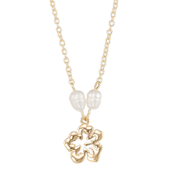 Hibiscus Pearl Necklace