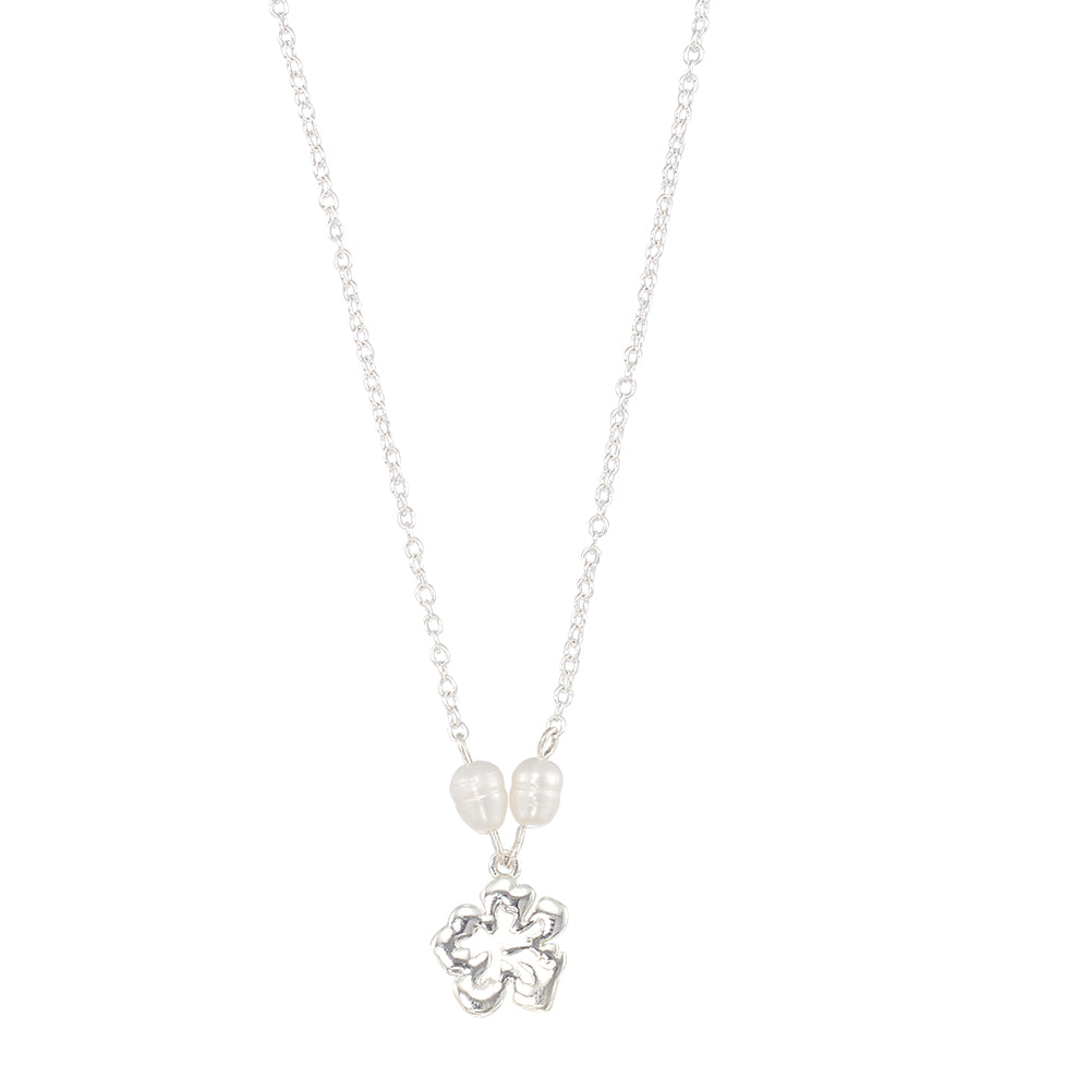 Hibiscus Pearl Necklace