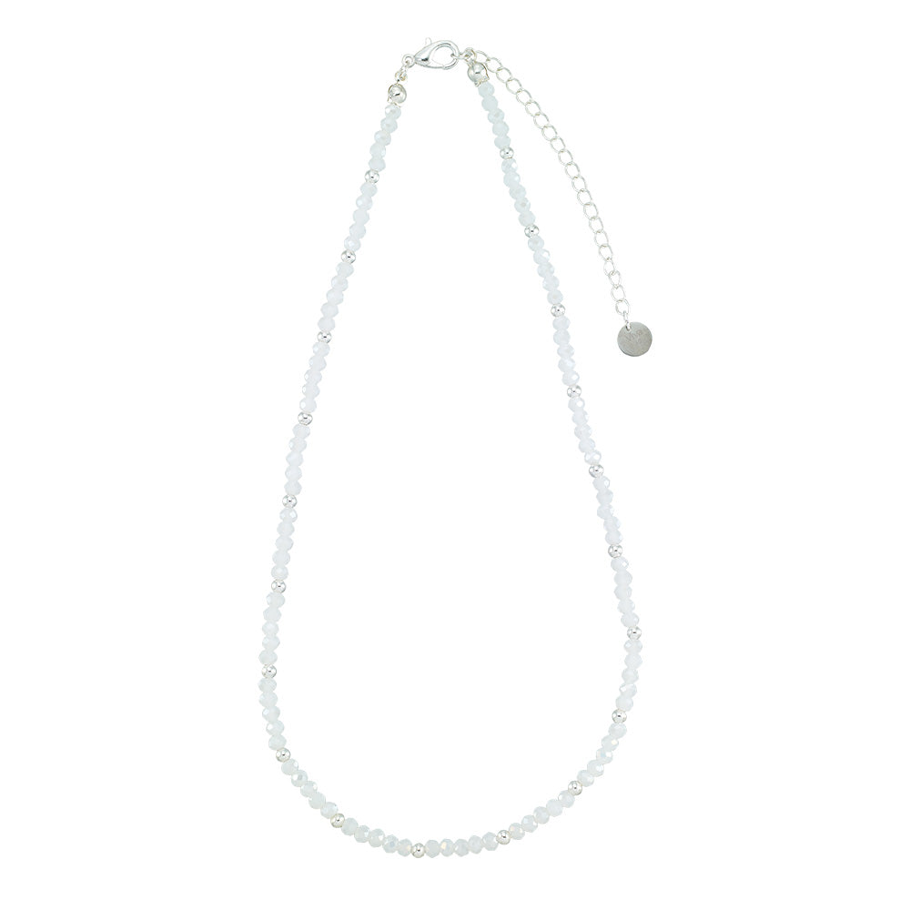 Faceted Crystal 16" Necklace