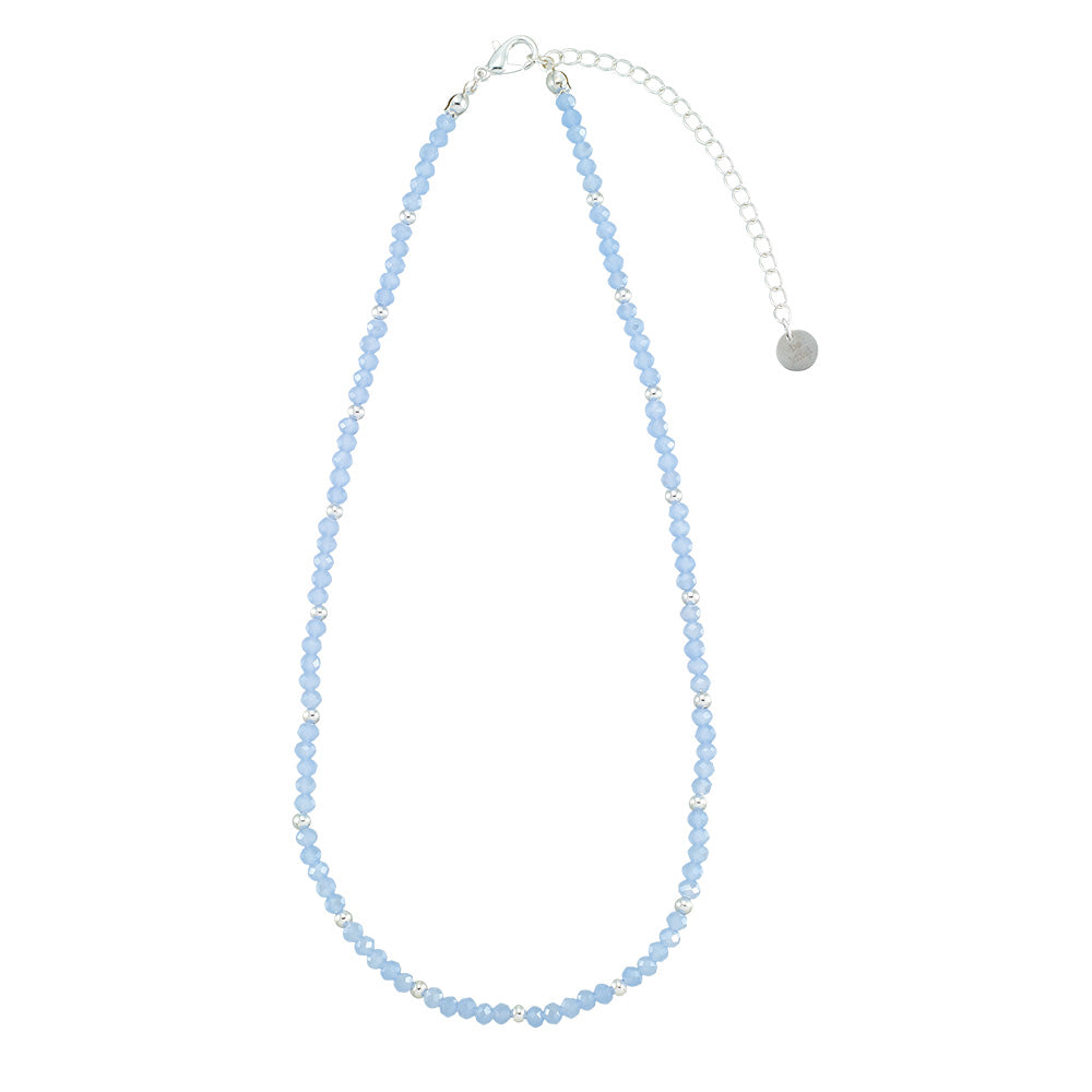 Faceted Crystal 16" Necklace
