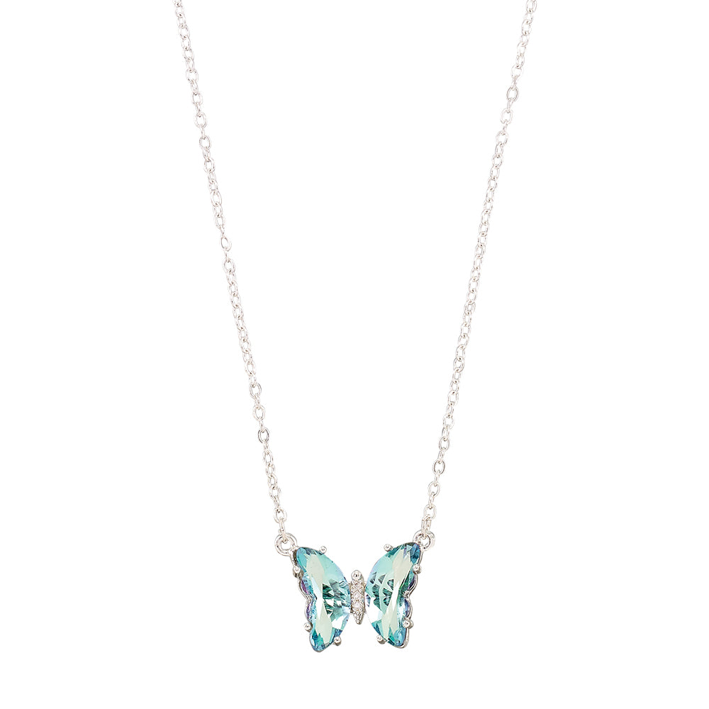 Crystal Butterfly Necklace