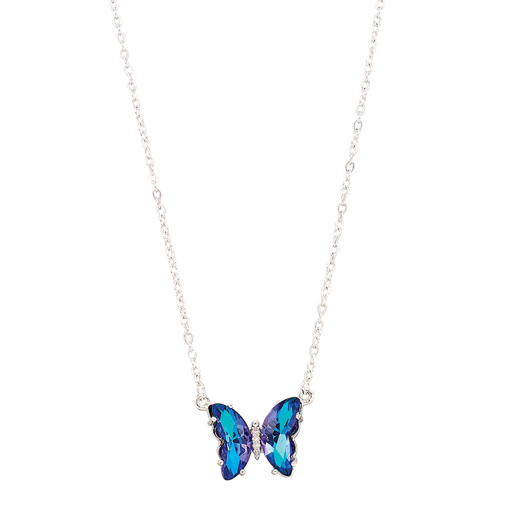 Crystal Butterfly Necklace