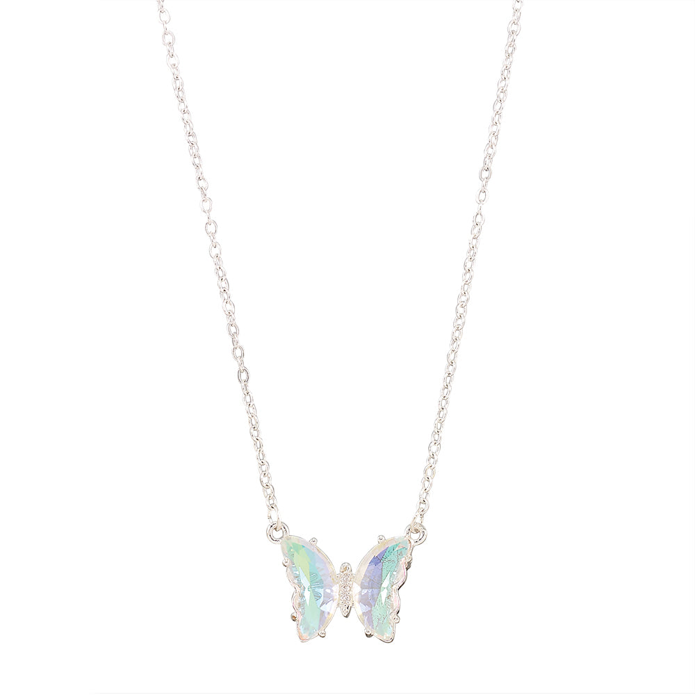 Crystal Butterfly Necklace