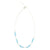 Frosted Bead Station Necklace