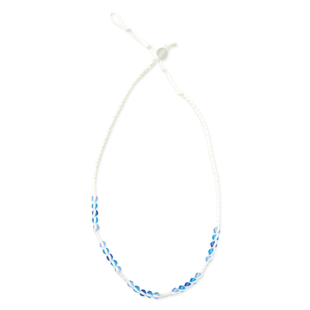 Frosted Bead Station Necklace