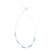 Frosted Bead Station Necklace