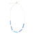 Frosted Bead Station Necklace
