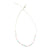 Frosted Bead Station Necklace