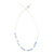 Frosted Bead Station Necklace