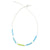 Frosted Bead Station Necklace