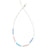 Frosted Bead Station Necklace