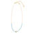 "Give Back" Enamel Turtle Glass Crystal 16" Necklace